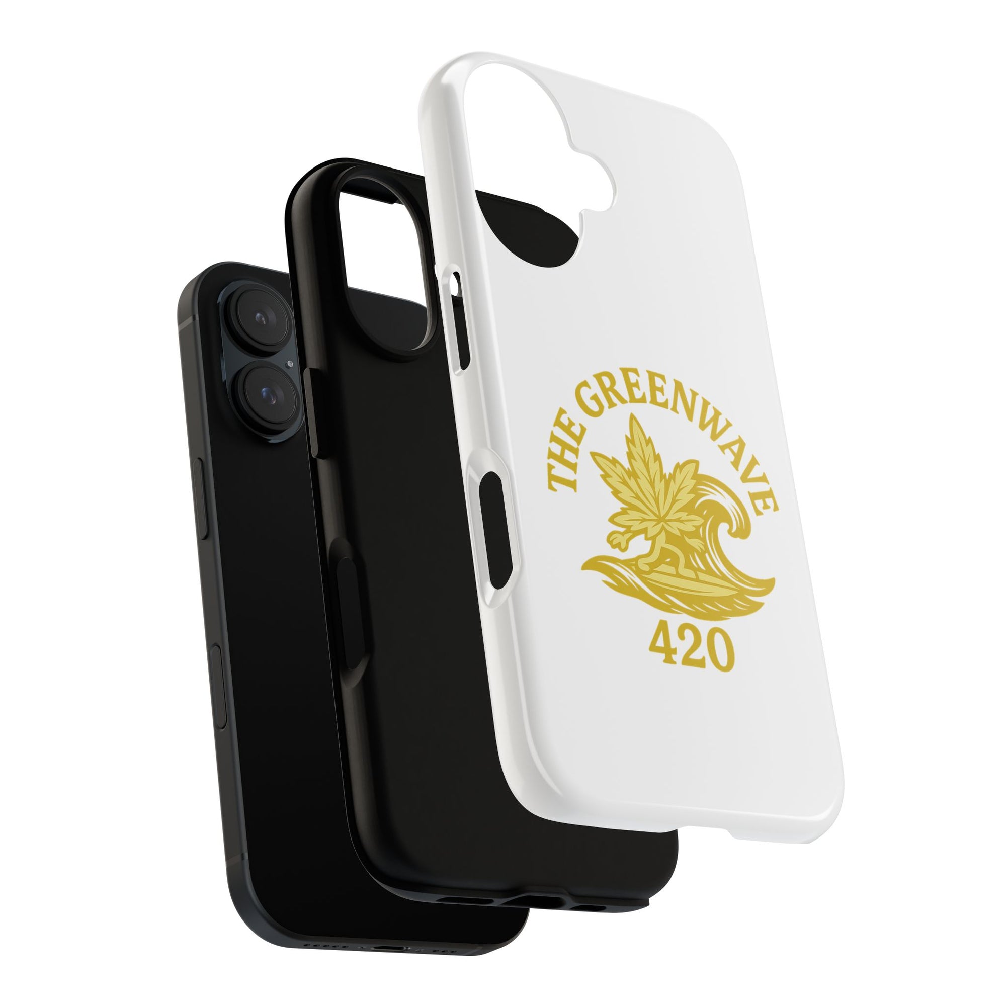 Golden Leaf Phone Case - Stylish Tough Cases for Nature Lovers, Unique Gifts, Trendy Accessories, Eco-Friendly Design
