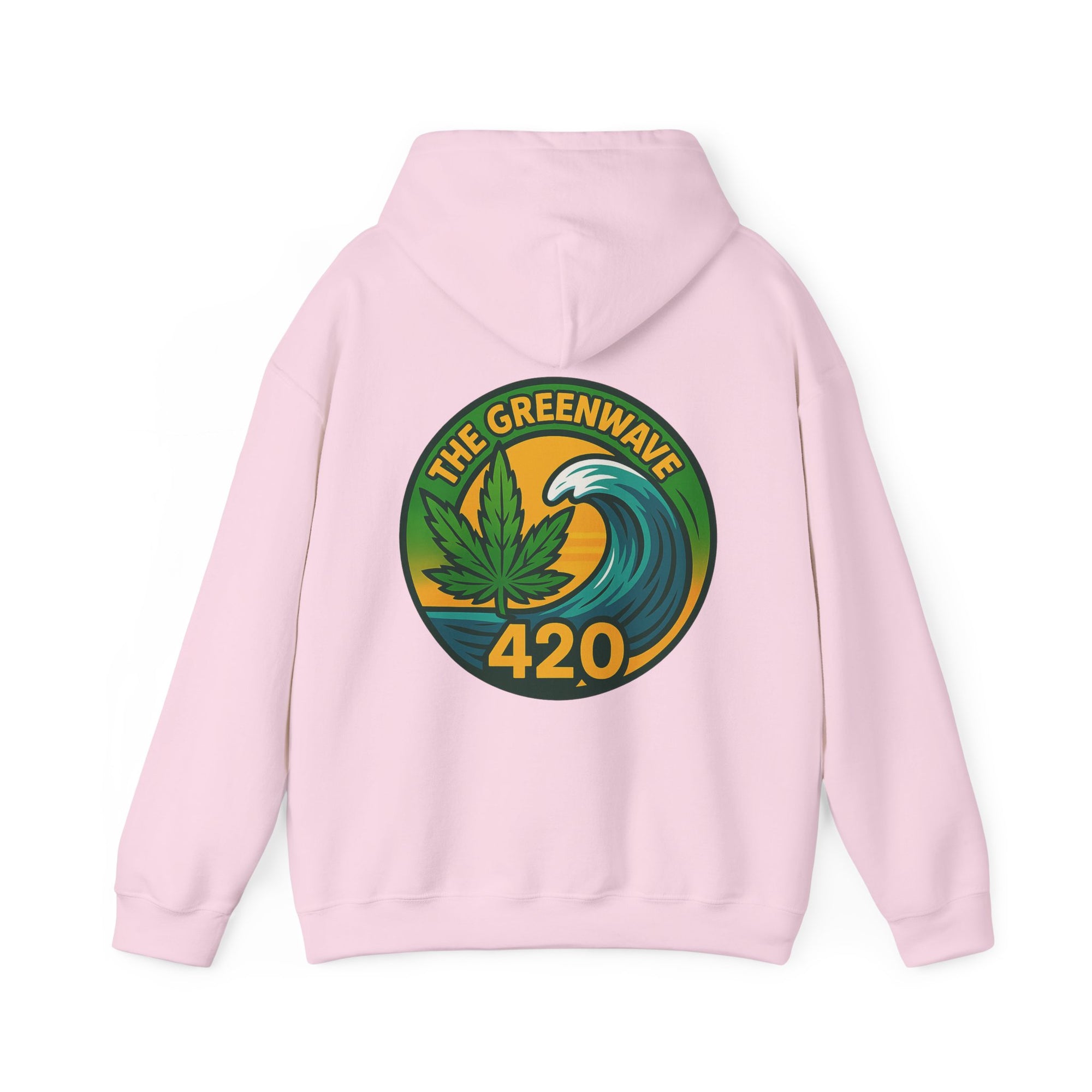 Cozy Cannabis-Themed Hoodie - The Greenwave 420 Sweatshirt, Unisex Pullover, Chill Vibes, Gift for Stoners, 420 Apparel, Streetwear