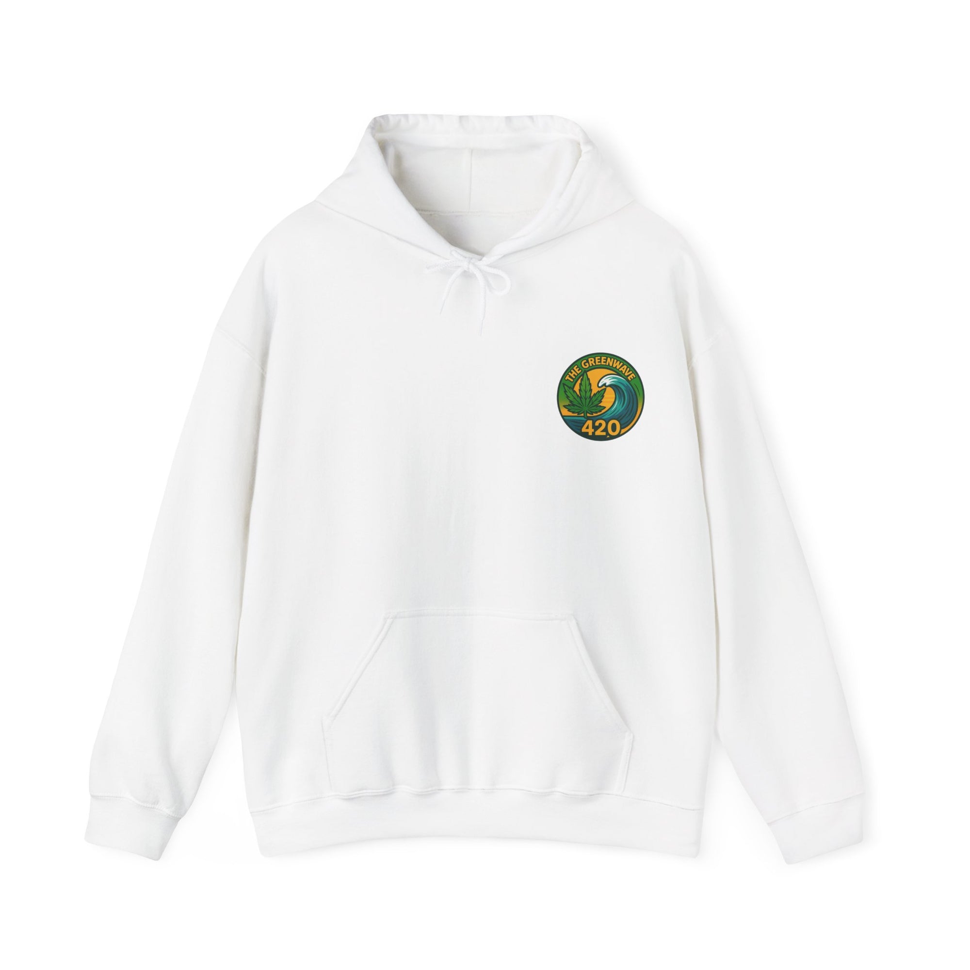 Cozy Cannabis-Themed Hoodie - The Greenwave 420 Sweatshirt, Unisex Pullover, Chill Vibes, Gift for Stoners, 420 Apparel, Streetwear