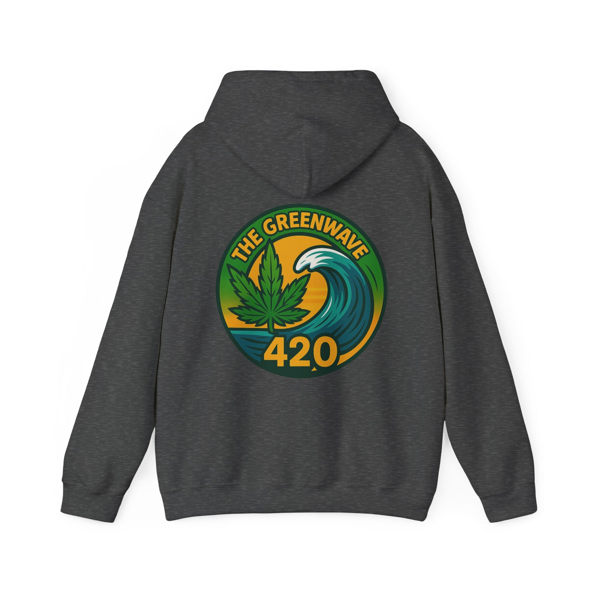 Cozy Cannabis-Themed Hoodie - The Greenwave 420 Sweatshirt, Unisex Pullover, Chill Vibes, Gift for Stoners, 420 Apparel, Streetwear