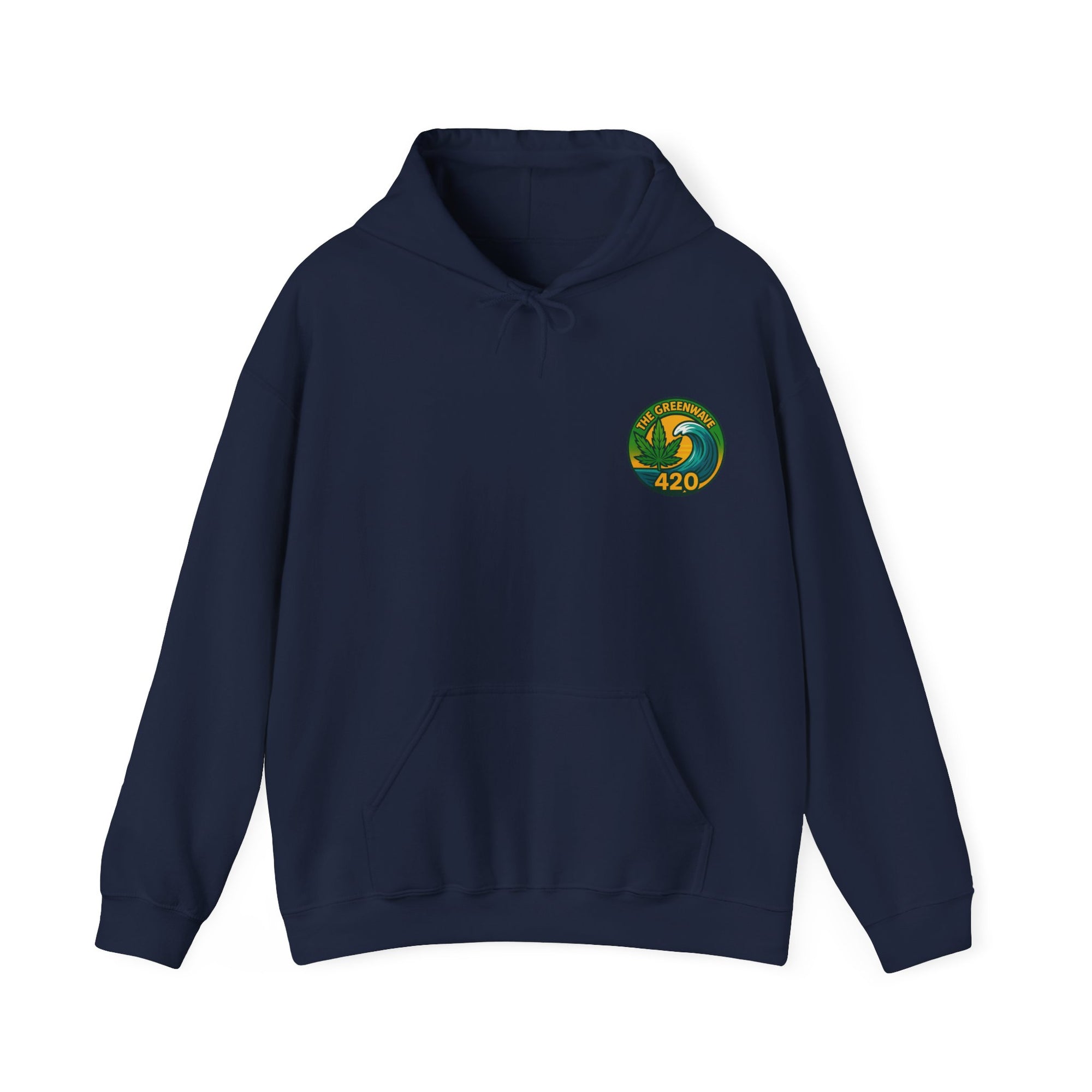 Cozy Cannabis-Themed Hoodie - The Greenwave 420 Sweatshirt, Unisex Pullover, Chill Vibes, Gift for Stoners, 420 Apparel, Streetwear