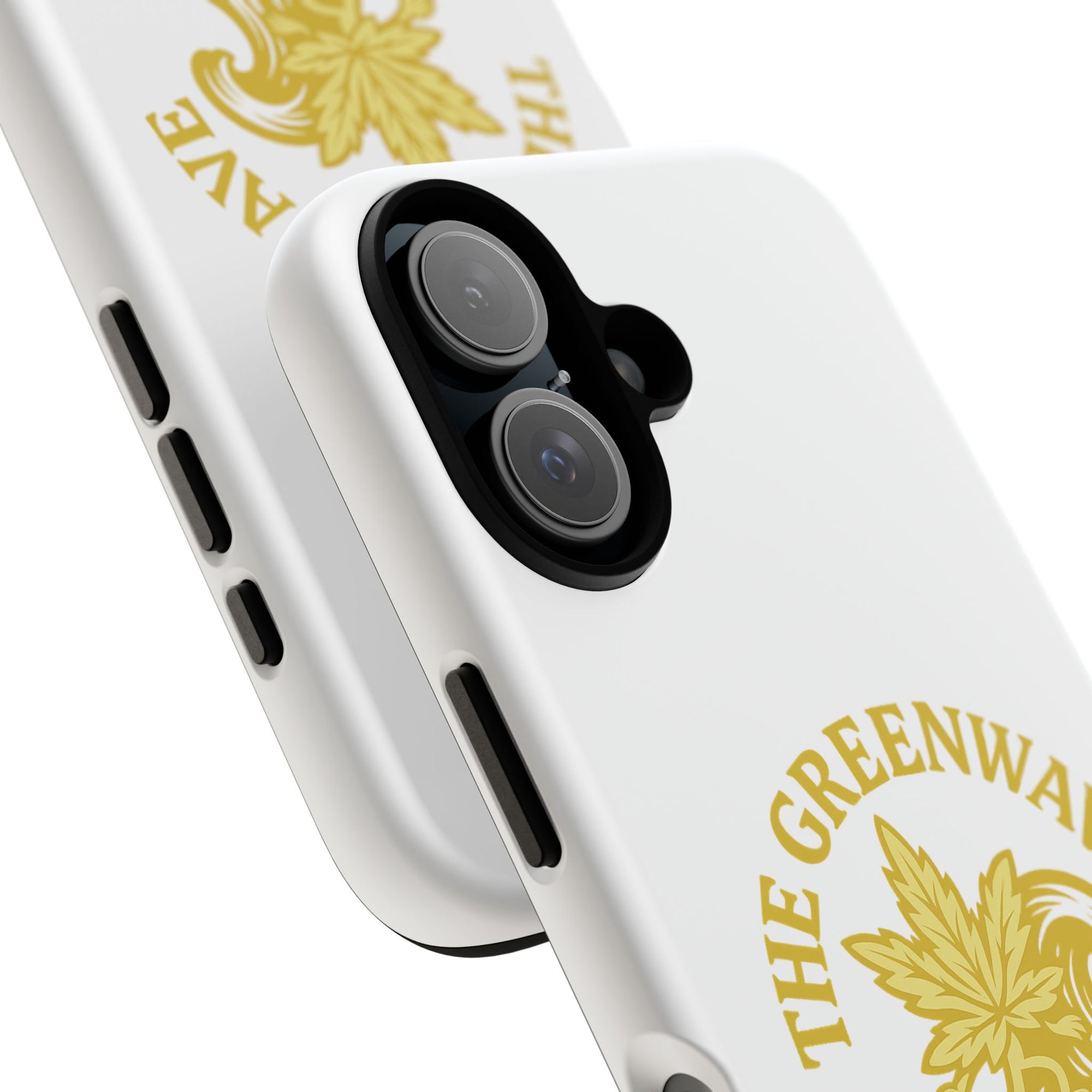 Golden Leaf Phone Case - Stylish Tough Cases for Nature Lovers, Unique Gifts, Trendy Accessories, Eco-Friendly Design