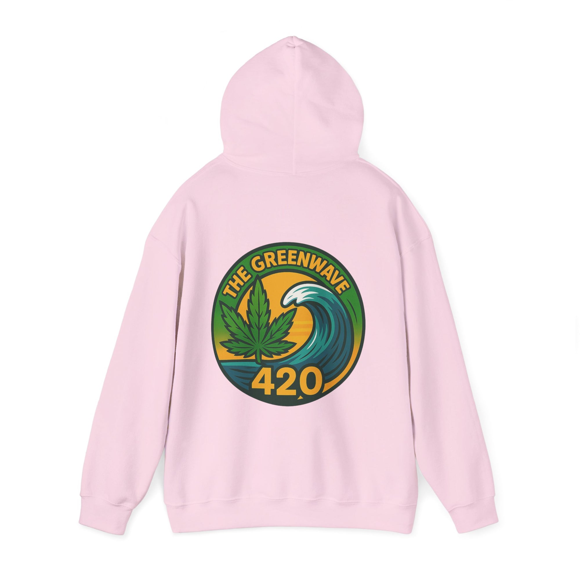 Cozy Cannabis-Themed Hoodie - The Greenwave 420 Sweatshirt, Unisex Pullover, Chill Vibes, Gift for Stoners, 420 Apparel, Streetwear