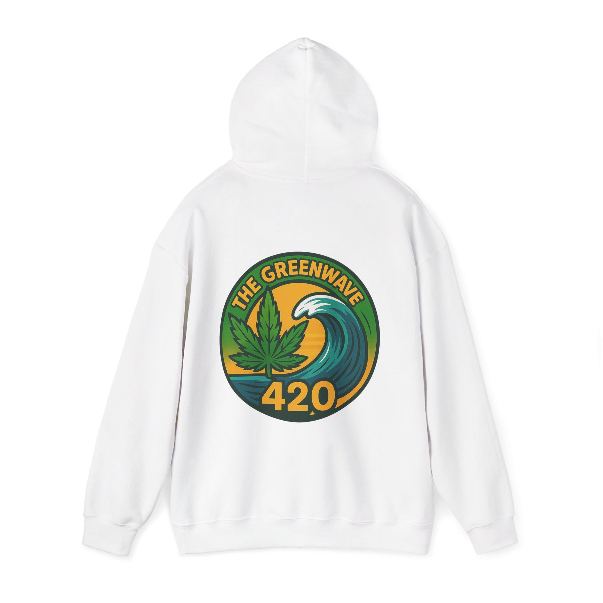 Cozy Cannabis-Themed Hoodie - The Greenwave 420 Sweatshirt, Unisex Pullover, Chill Vibes, Gift for Stoners, 420 Apparel, Streetwear