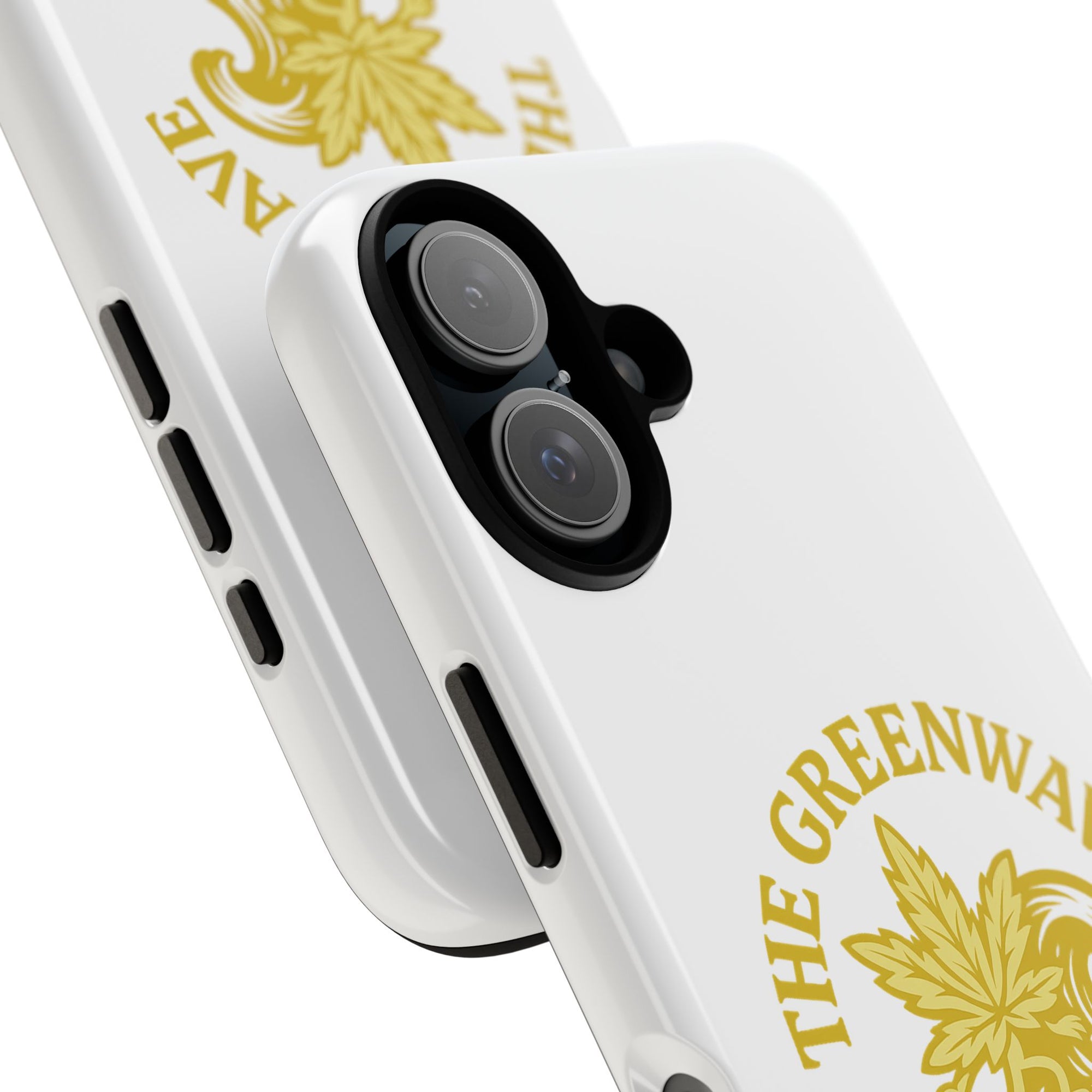 Golden Leaf Phone Case - Stylish Tough Cases for Nature Lovers, Unique Gifts, Trendy Accessories, Eco-Friendly Design