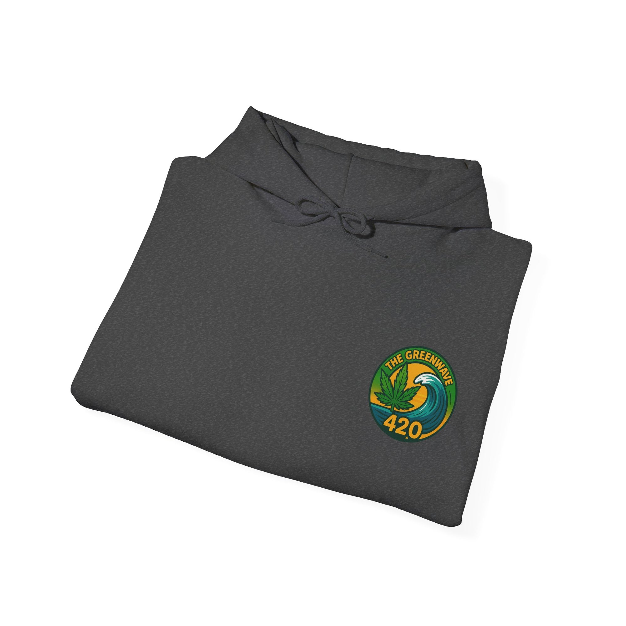 Cozy Cannabis-Themed Hoodie - The Greenwave 420 Sweatshirt, Unisex Pullover, Chill Vibes, Gift for Stoners, 420 Apparel, Streetwear