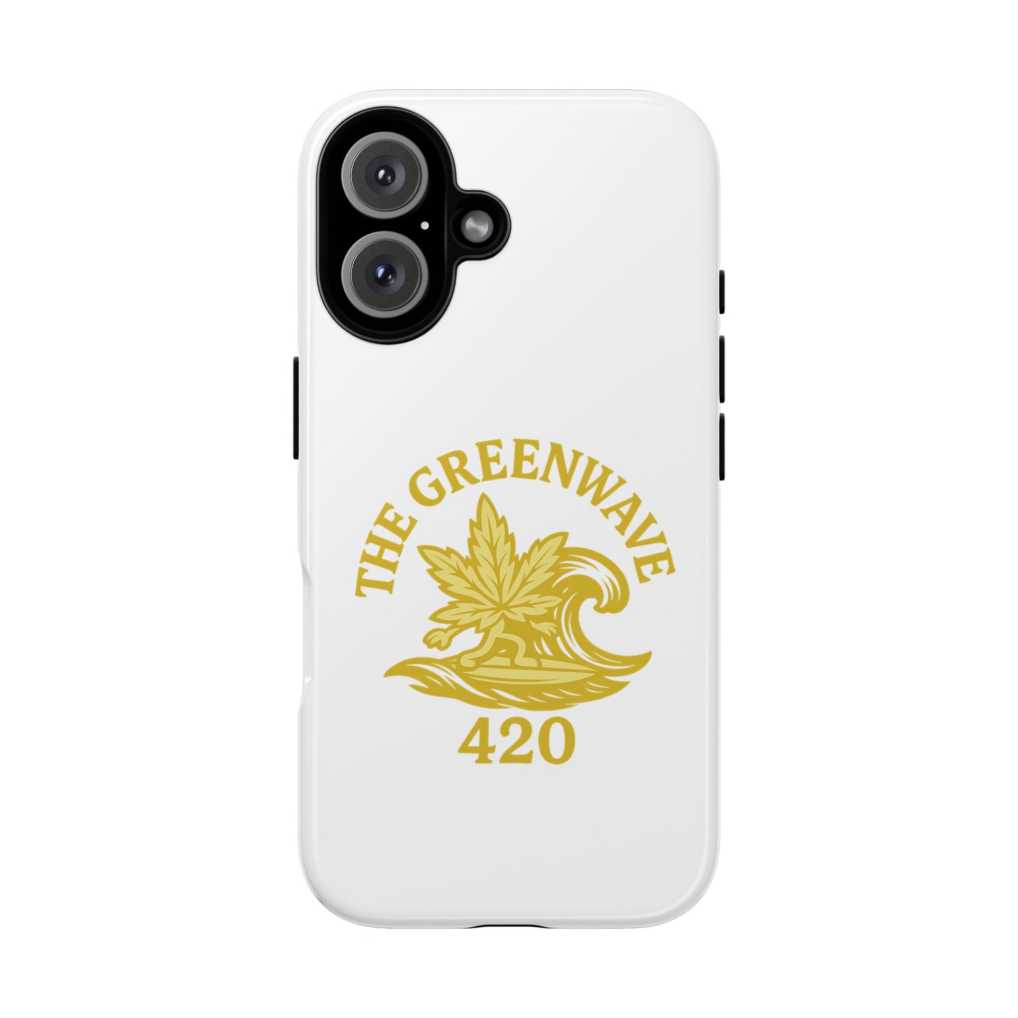 Golden Leaf Phone Case - Stylish Tough Cases for Nature Lovers, Unique Gifts, Trendy Accessories, Eco-Friendly Design