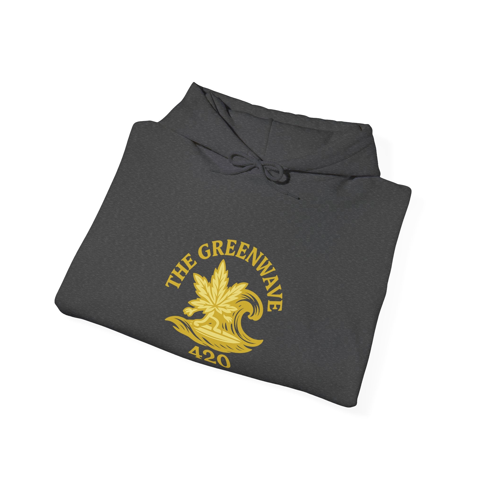The Greenwave 420 Hoodie - Unisex Heavy Blend Sweatshirt, Cozy Streetwear, Perfect Gift for Friends, Cannabis Culture Apparel
