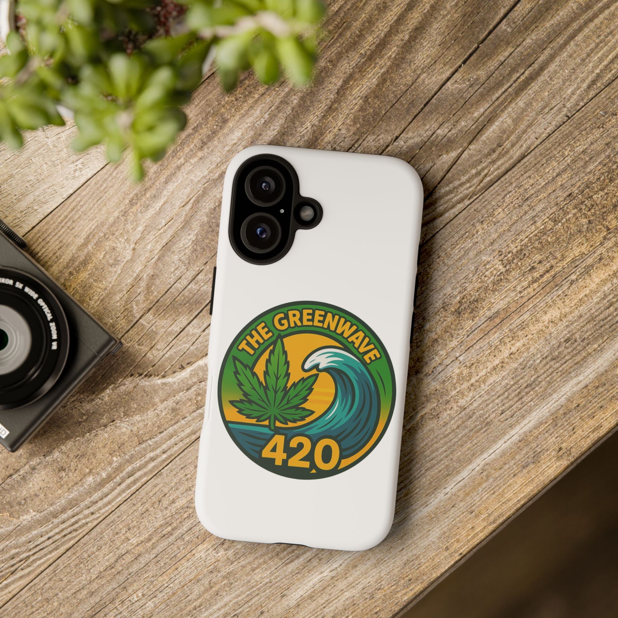 Stylish Phone Case with Greenwave 420 Design, Durable Cell Phone Cover, Cannabis Lover Gift, Eco-Friendly Phone Protector, Unique [...]