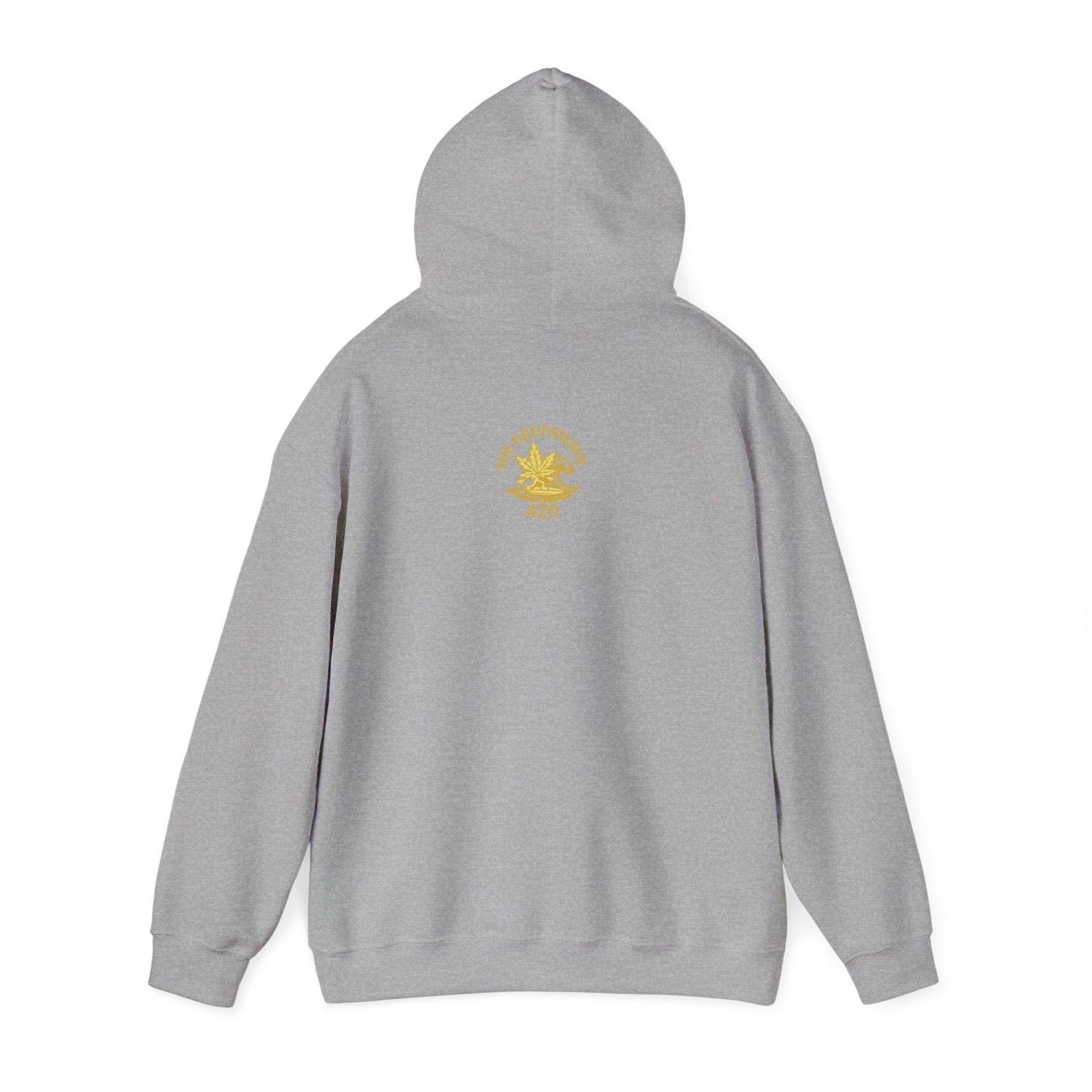The Greenwave 420 Hoodie - Unisex Heavy Blend Sweatshirt, Cozy Streetwear, Perfect Gift for Friends, Cannabis Culture Apparel