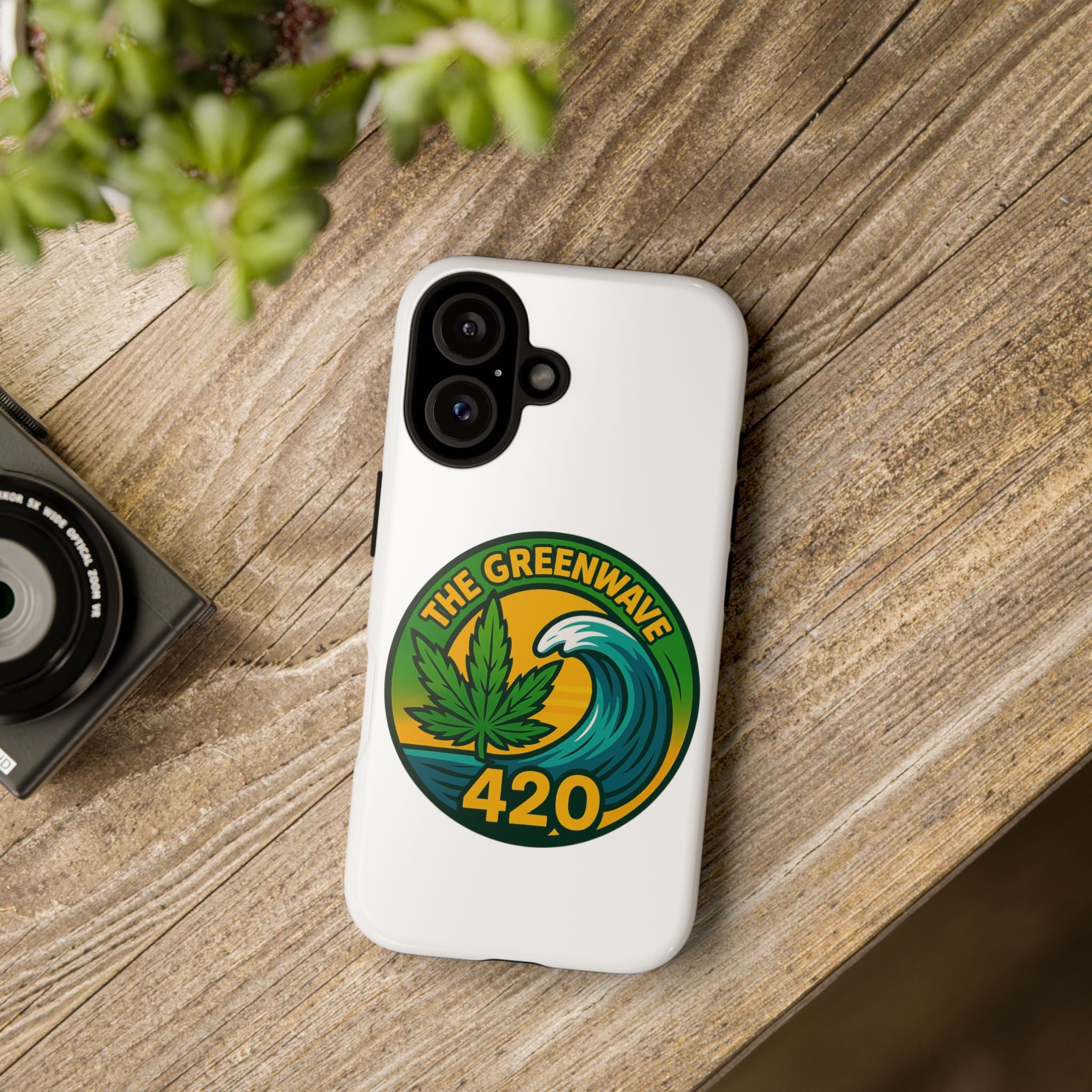 Stylish Phone Case with Greenwave 420 Design, Durable Cell Phone Cover, Cannabis Lover Gift, Eco-Friendly Phone Protector, Unique [...]