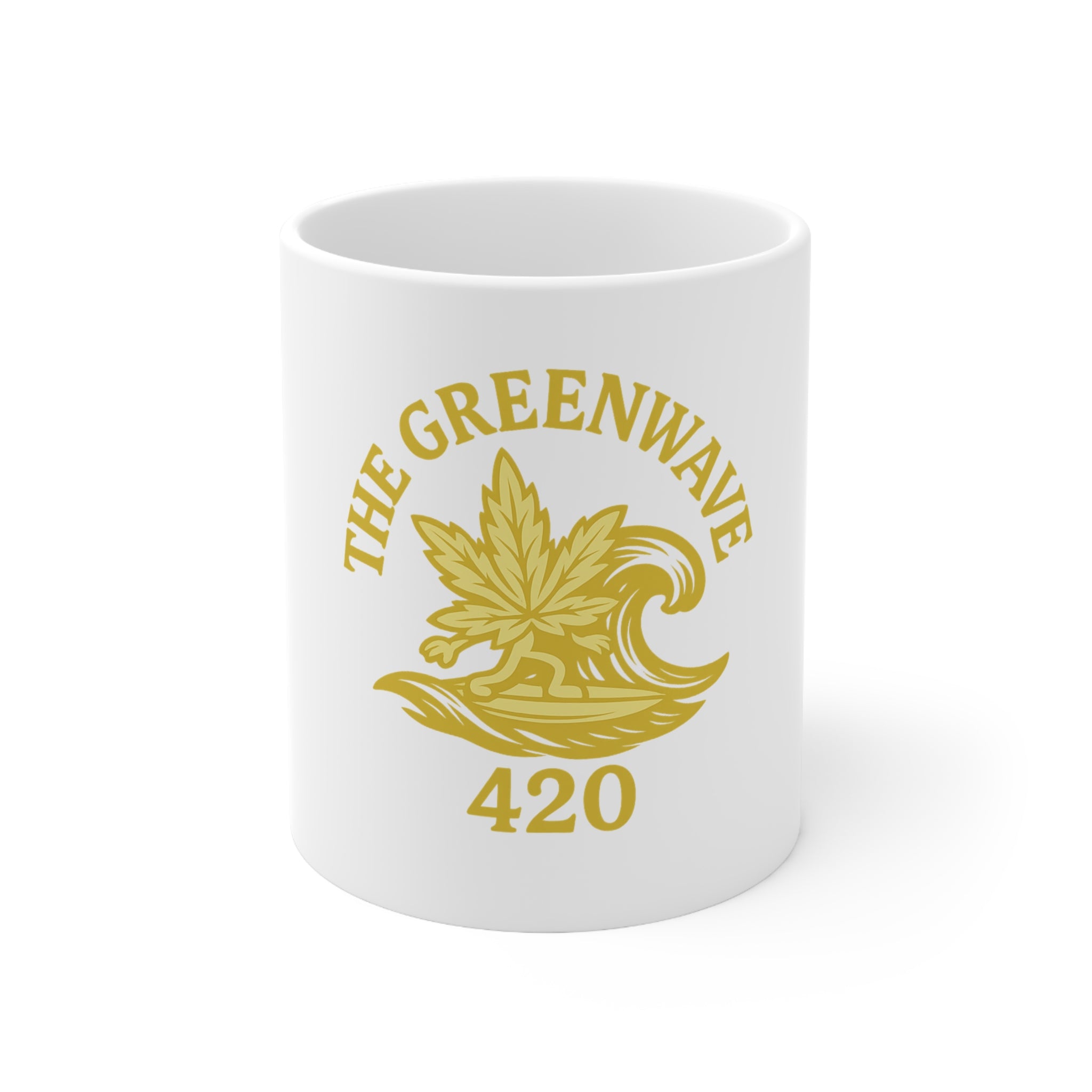 Ceramic Coffee Mug with Greenwave 420 Design, Perfect Stoner Gift for Coffee Lovers, 11oz or 15oz, Unique Cannabis Mug, Men’s Gifts, [...]