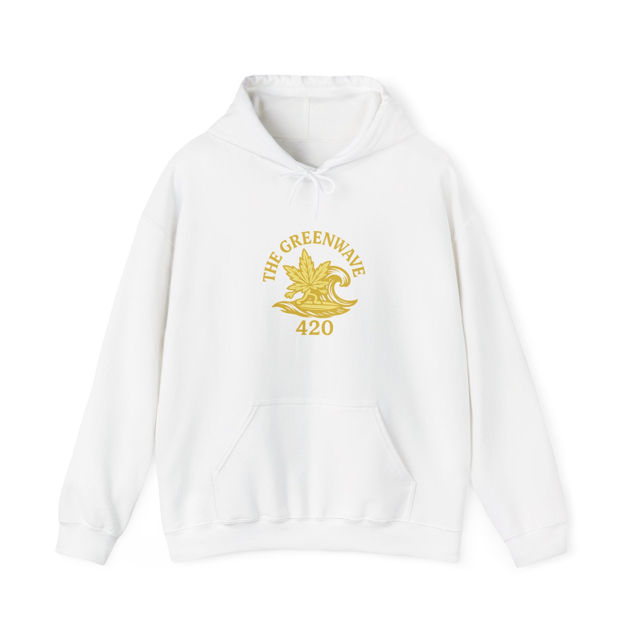 The Greenwave 420 Hoodie - Unisex Heavy Blend Sweatshirt, Cozy Streetwear, Perfect Gift for Friends, Cannabis Culture Apparel
