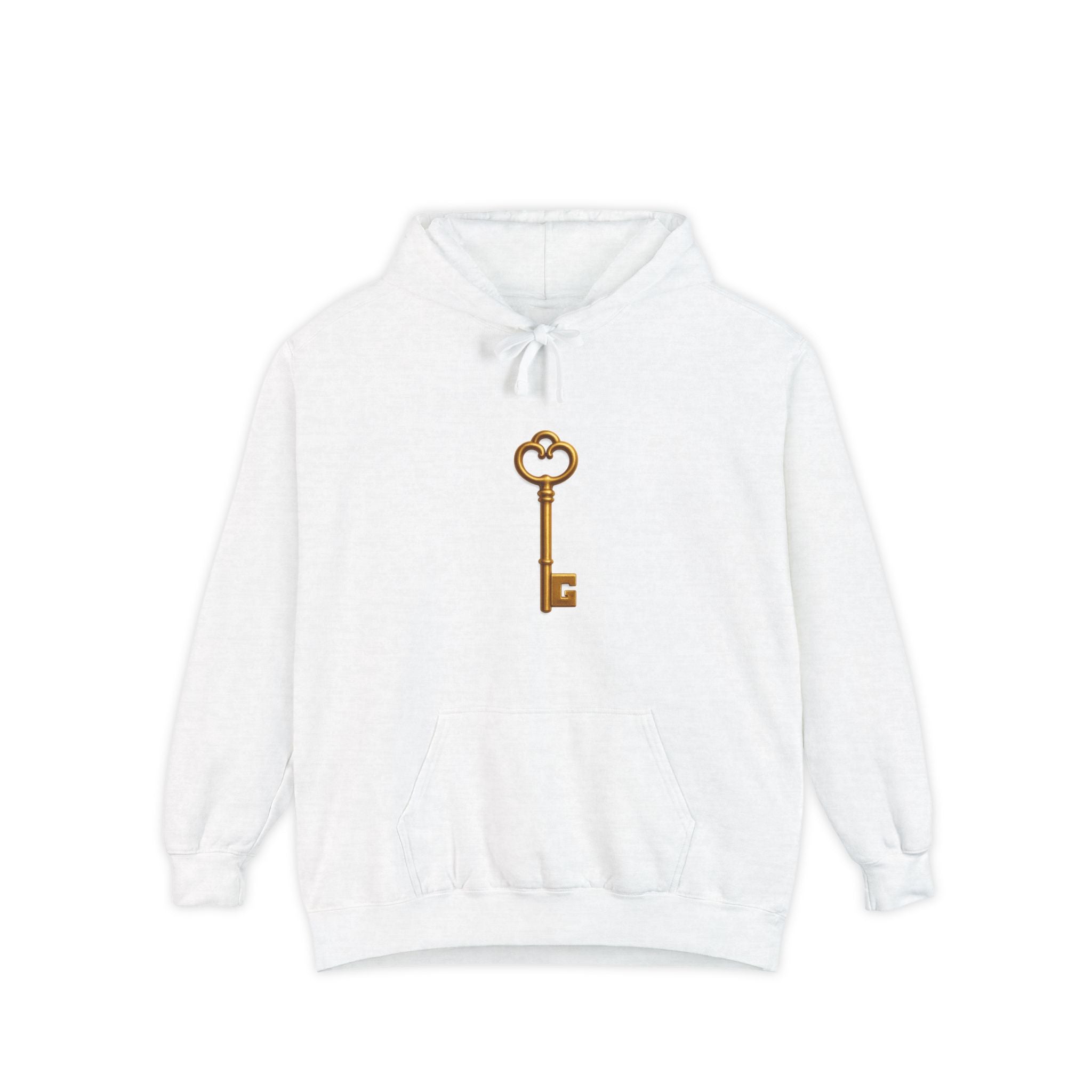 Cozy Unisex Hoodie with Key Design - Perfect for Casual Wear, Gift for Friends, 420 Celebrations, Everyday Comfort, Chill Vibes