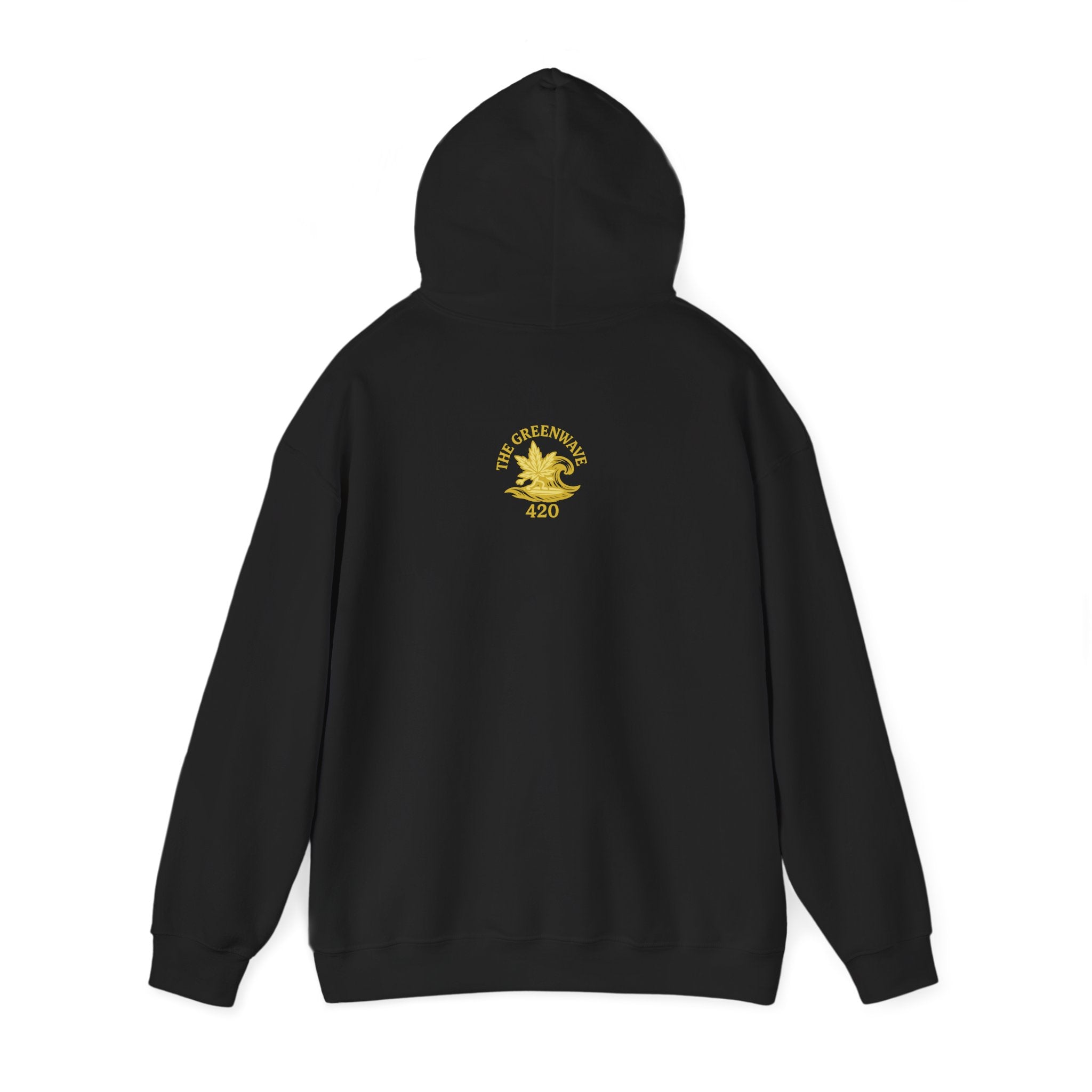 The Greenwave 420 Hoodie - Unisex Heavy Blend Sweatshirt, Cozy Streetwear, Perfect Gift for Friends, Cannabis Culture Apparel