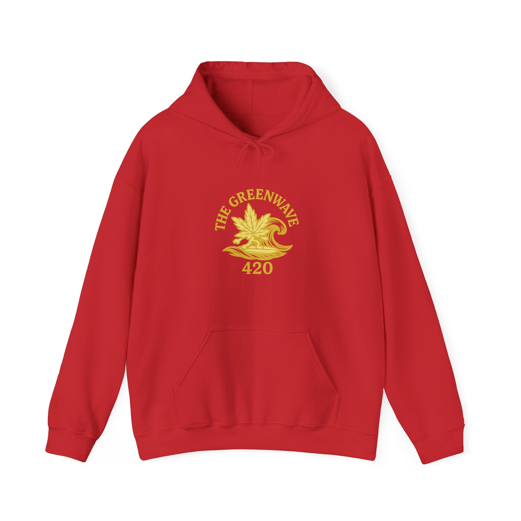 The Greenwave 420 Hoodie - Unisex Heavy Blend Sweatshirt, Cozy Streetwear, Perfect Gift for Friends, Cannabis Culture Apparel