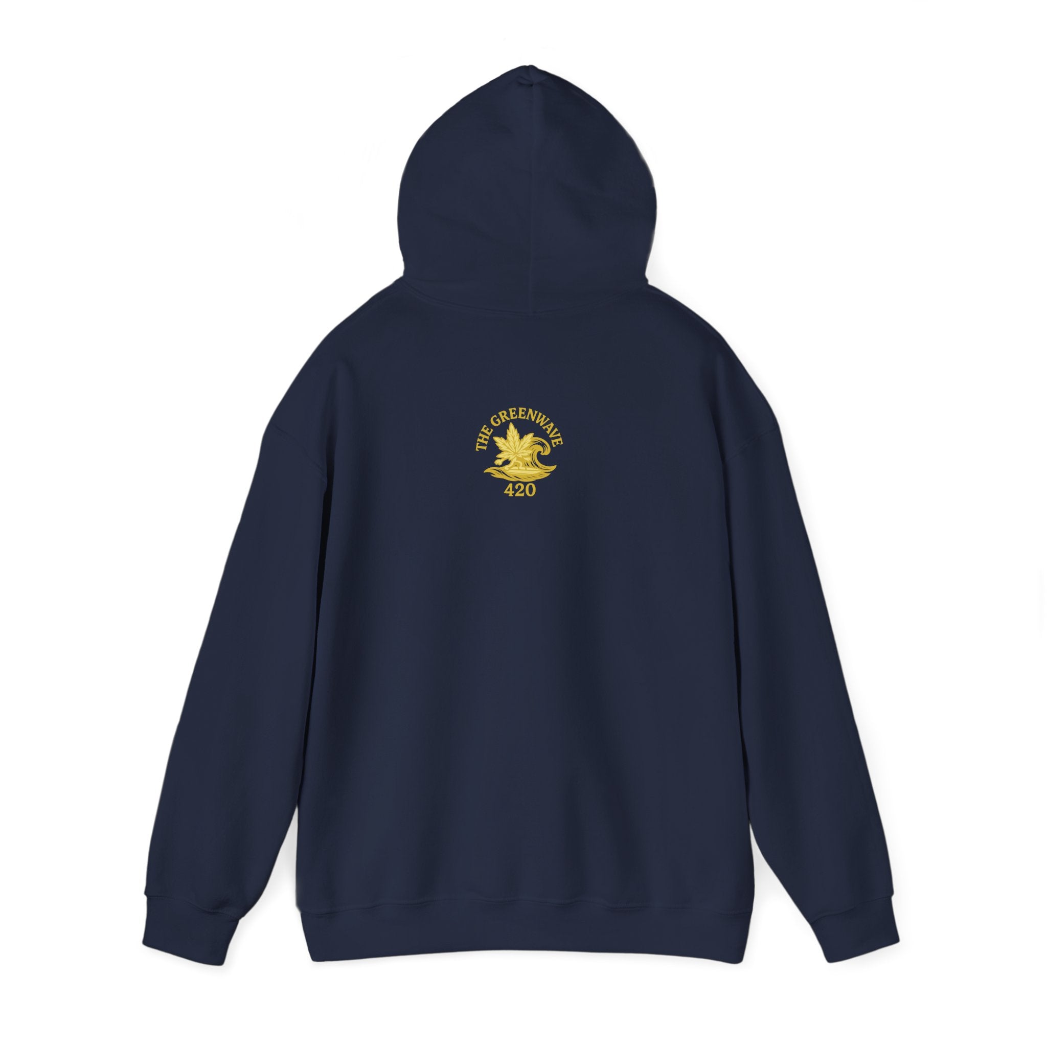 The Greenwave 420 Hoodie - Unisex Heavy Blend Sweatshirt, Cozy Streetwear, Perfect Gift for Friends, Cannabis Culture Apparel